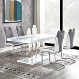 Brooklyn Grey Upholstered Dining Side Chair (Set Of 4)