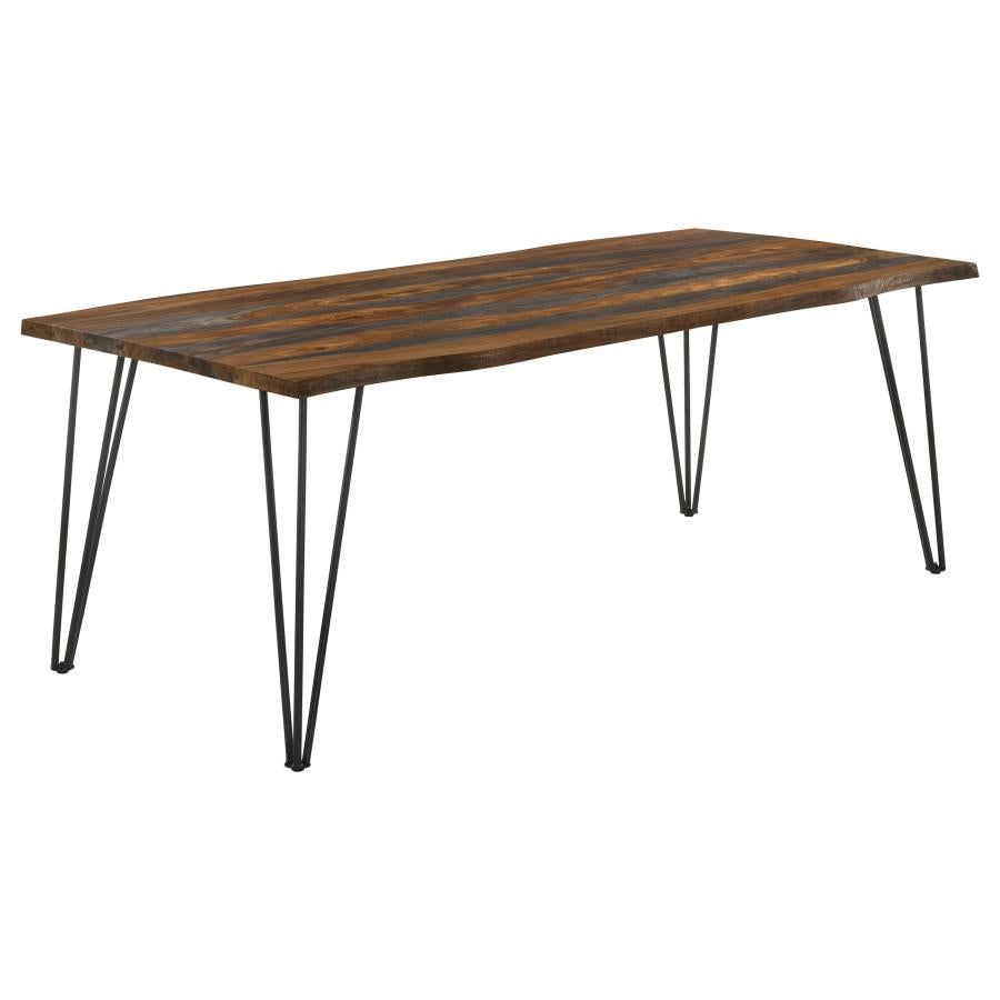 Neve Grey Sheesham 80-Inch Live Edge Dining Table