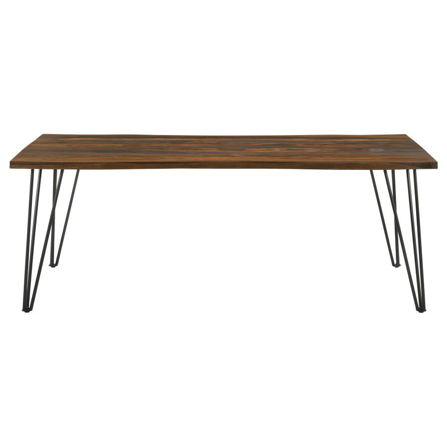 Neve Grey Sheesham 80-Inch Live Edge Dining Table