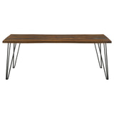 Neve Grey Sheesham 80-Inch Live Edge Dining Table