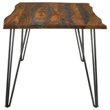 Neve Grey Sheesham 80-Inch Live Edge Dining Table