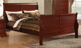 Acme Louis Phillipe III Sleigh Bedroom Set in Cherry