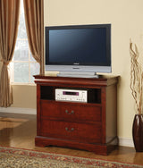 Acme Louis Phillipe III Sleigh Bedroom Set in Cherry