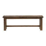 Jerrick Burnished Brown Dining Bench