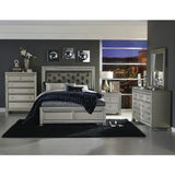 Bevelle Silver Eastern King Bed