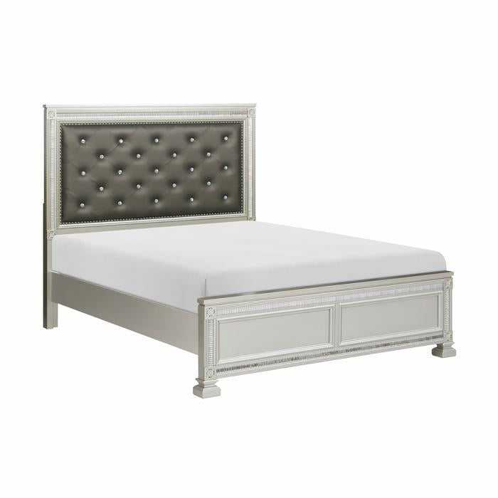 Bevelle Silver Eastern King Bed