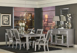 Bevelle Silver Extendable Dining Room Set