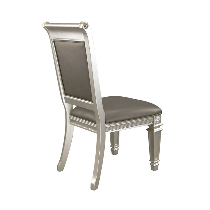 Bevelle Silver Side Chair