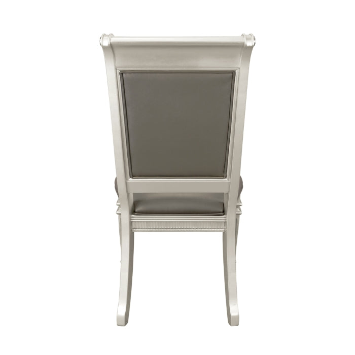 Bevelle Silver Side Chair