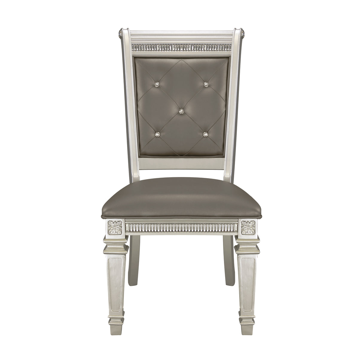 Bevelle Silver Side Chair