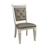 Bevelle Silver Side Chair