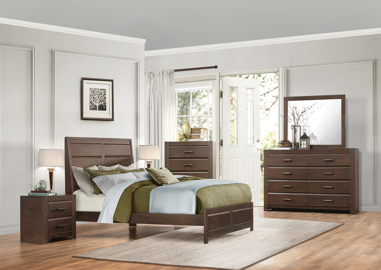 Erwan Espresso Eastern King Bed