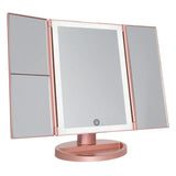 Touch Trifold 2.0 LED Makeup Mirror with Magnification