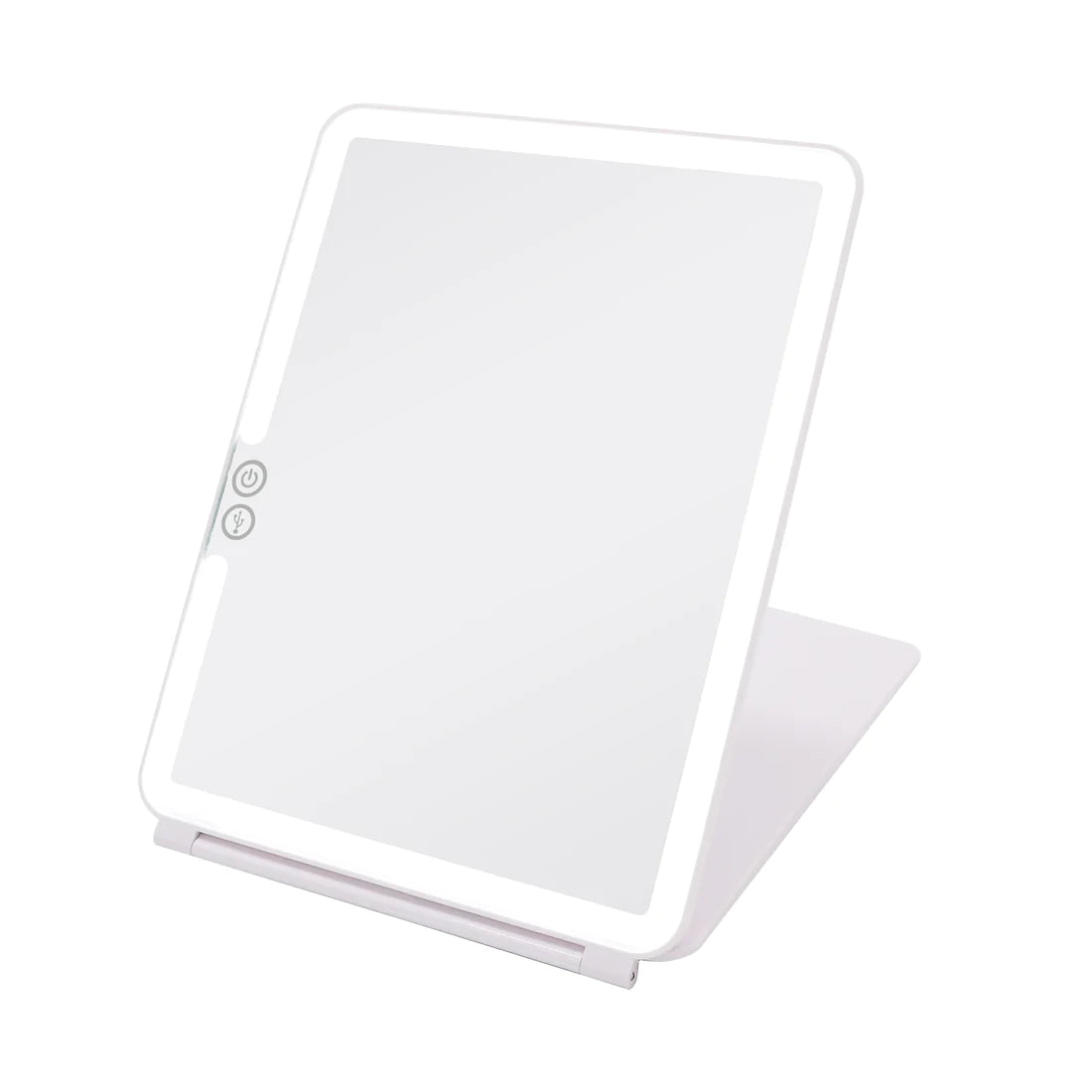 Touch Pad 2.0 Rechargeable LED Makeup Mirror with Flip Cover