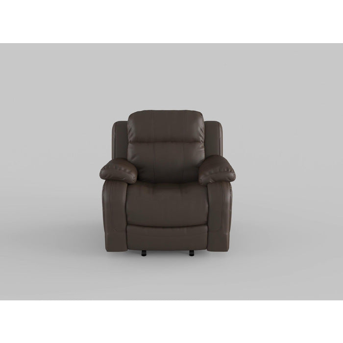 Marille Brown Bonded Leather Reclining Chair