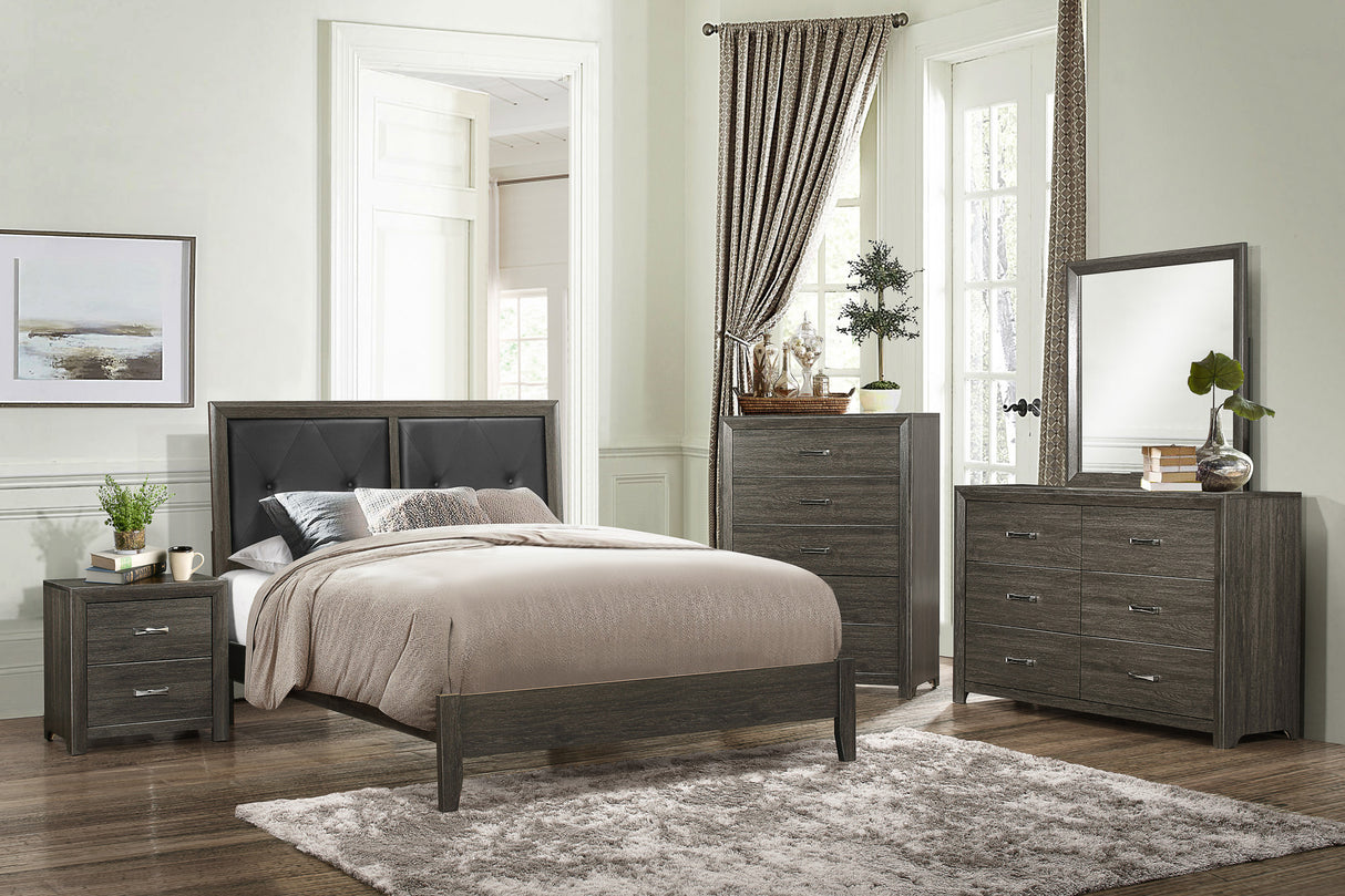 Edina Dark Gray Dresser