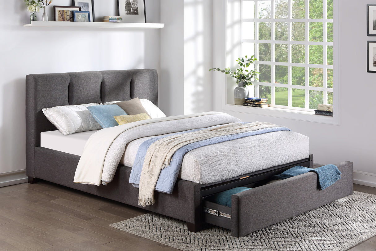 Aitana Full Platform Bed With Storage Footboard