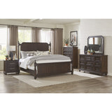 Cardano Driftwood Charcoal California King Bed