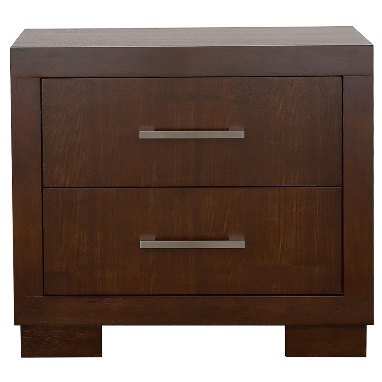 Jessica 2-Drawer Nightstand Cappuccino