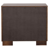 Jessica 2-Drawer Nightstand Cappuccino