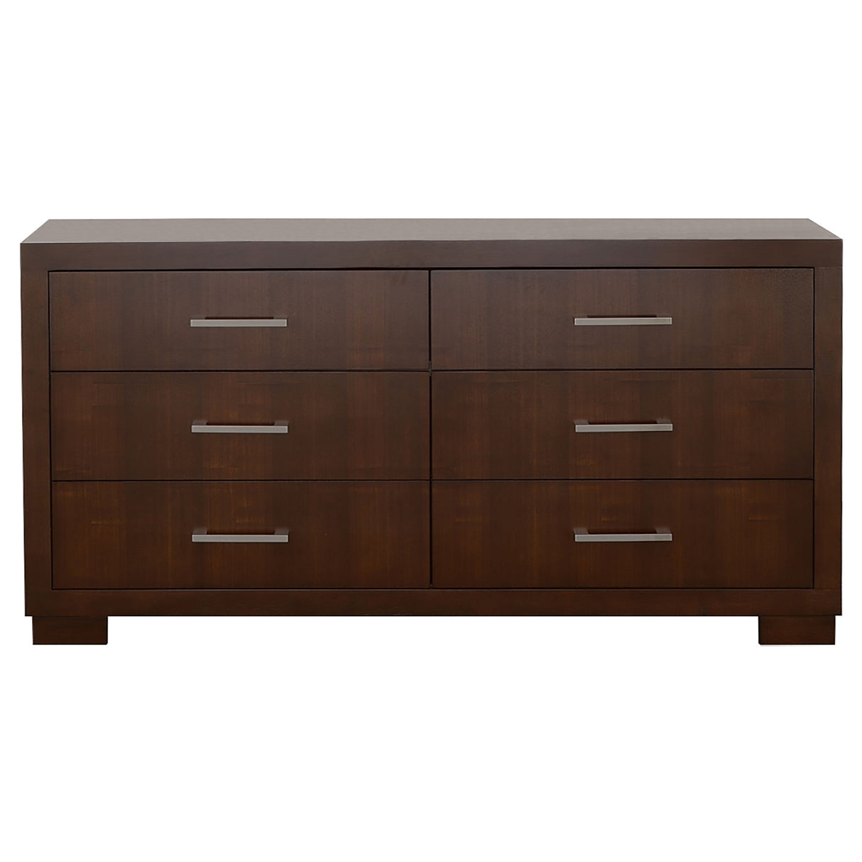 Jessica 6-Drawer Dresser Cappuccino