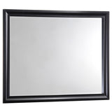 Barzini Rectangular Mirror Black