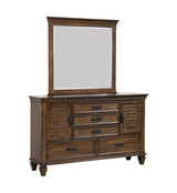 Devon Burnished Oak 5-Piece Queen Bedroom Set