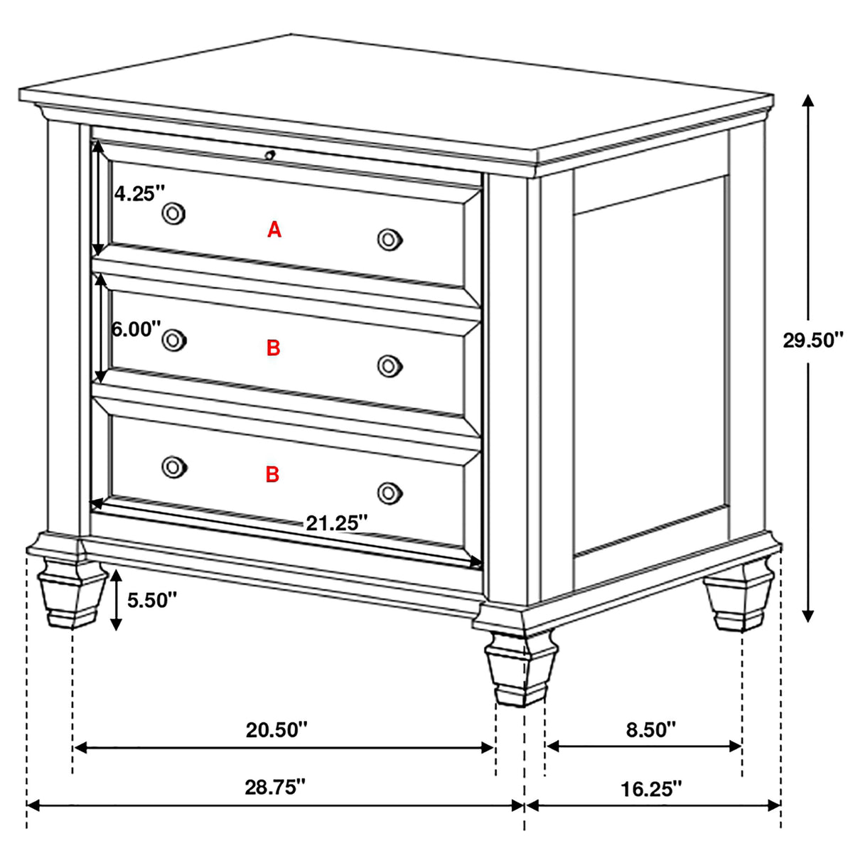 Sandy Beach Cream White 4-Piece Eastern King Bedroom Set