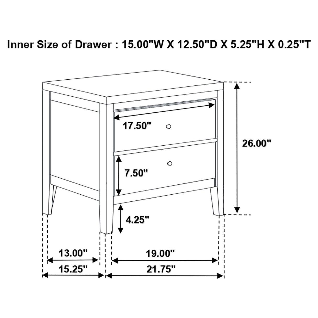 Carlton Cappuccino 4-Piece Full Bedroom Set