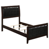 Carlton Cappuccino 4-Piece Twin Bedroom Set