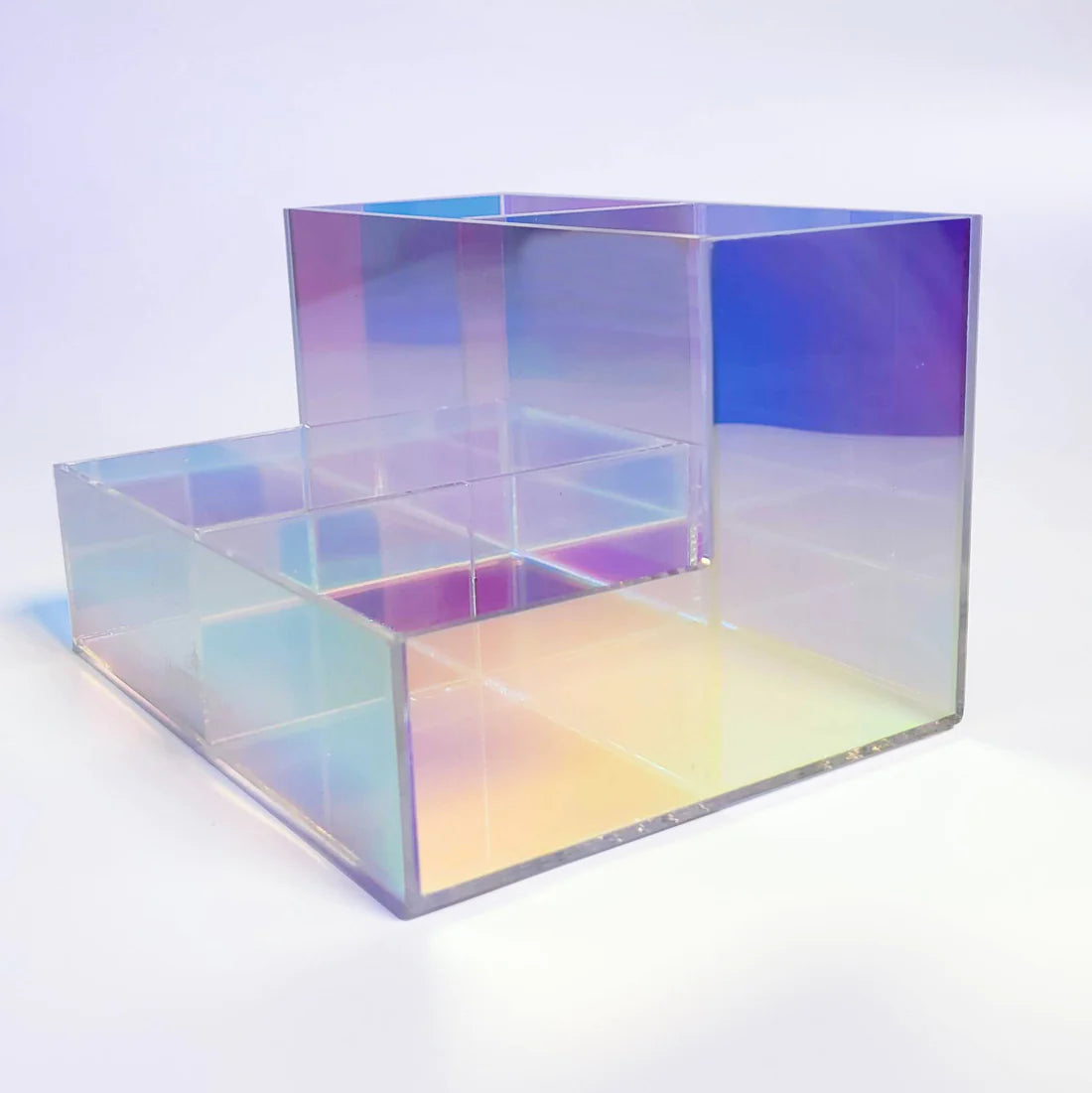 PRISMA MULTI-USE 4-COMPARTMENT ACRYLIC ORGANIZER