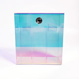 PRISMA ACRYLIC MAKEUP 3-SECTION BRUSH HOLDER