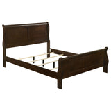 Louis Philippe Cappuccino 4-Piece Full Bedroom Set