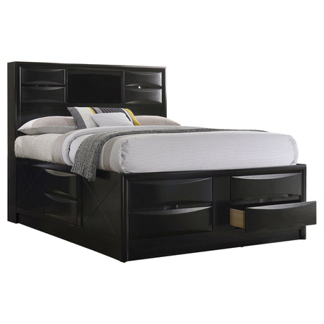 Briana Black 4-Piece Eastern King Bedroom Set