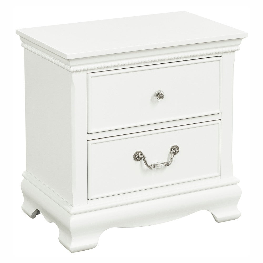 Lucida White Night Stand