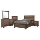 Kauffman Washed Taupe 5-Piece Eastern King Bedroom Set