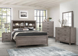 Woodrow Brownish Gray Queen Platform Bed