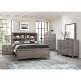 Woodrow Brownish Gray Queen Platform Bed