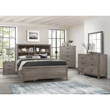 Woodrow Brownish Gray Queen Platform Bed