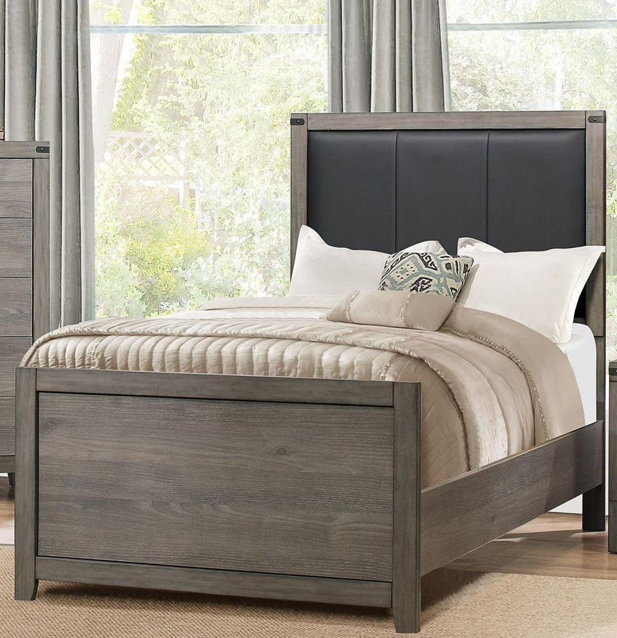 Woodrow Black Youth Panel Bedroom Set