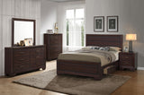 Kauffman Dark Cocoa 5-Piece California King Bedroom Set