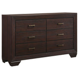 Kauffman Dark Cocoa 4-Piece Queen Bedroom Set