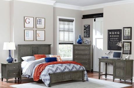 Garcia Cool Gray Platform Bedroom Set