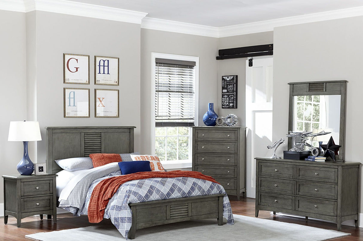 Garcia Cool Gray Platform Bedroom Set