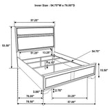 Miranda White 5-Piece Full Bedroom Set