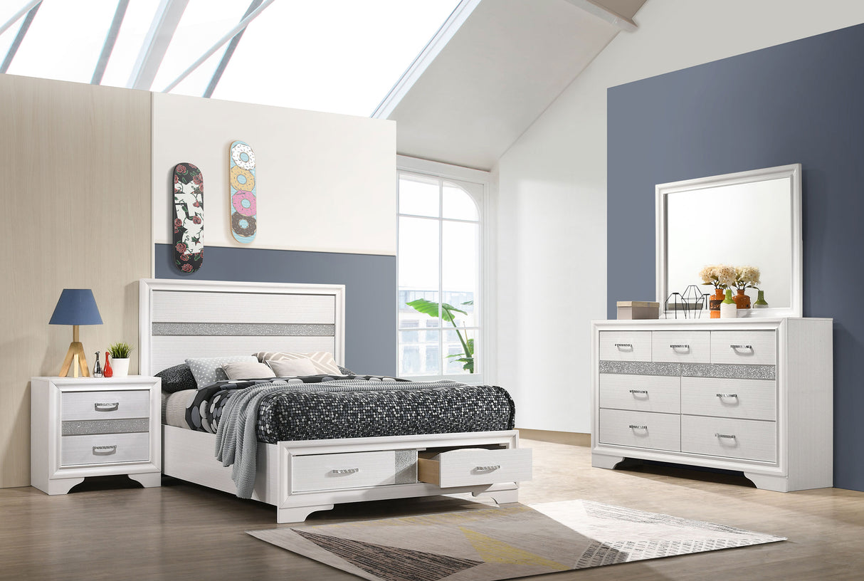 Miranda White 4-Piece Full Bedroom Set