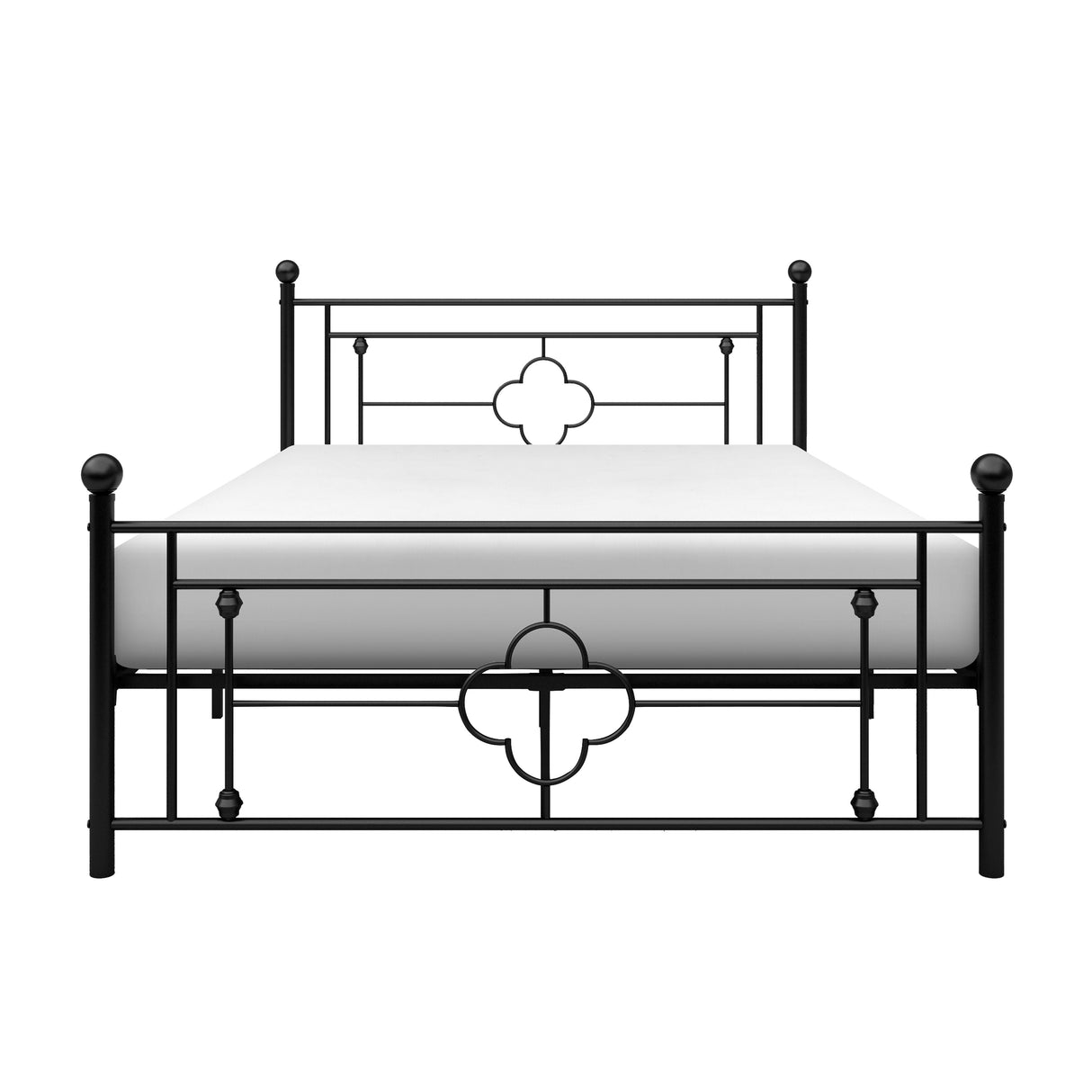 Morris Black Full Metal Platform Bed