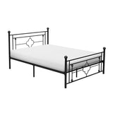 Morris Black Full Metal Platform Bed