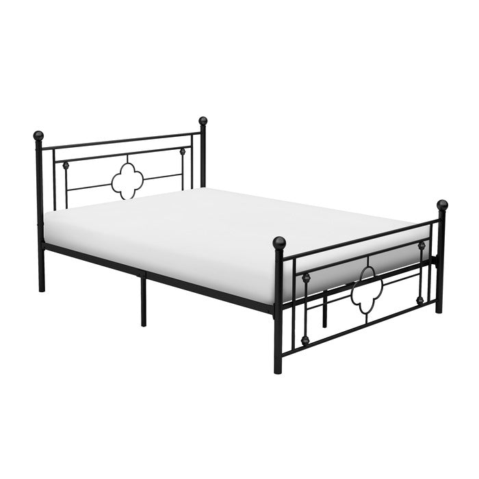 Morris Black Full Metal Platform Bed