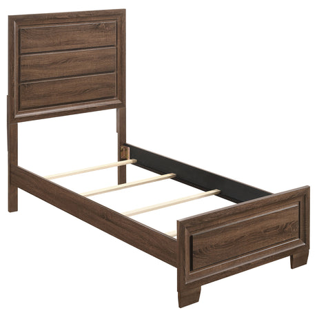 Brandon Warm Brown 5-Piece Twin Bedroom Set